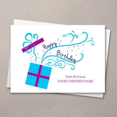 Bursting With Wishes Birthday Card