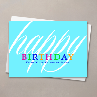 Colorful Birthday Wishes Card