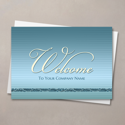 Employee Welcome Card