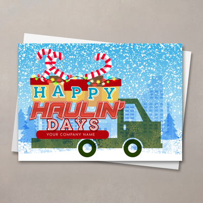 Haulin Days Christmas Card