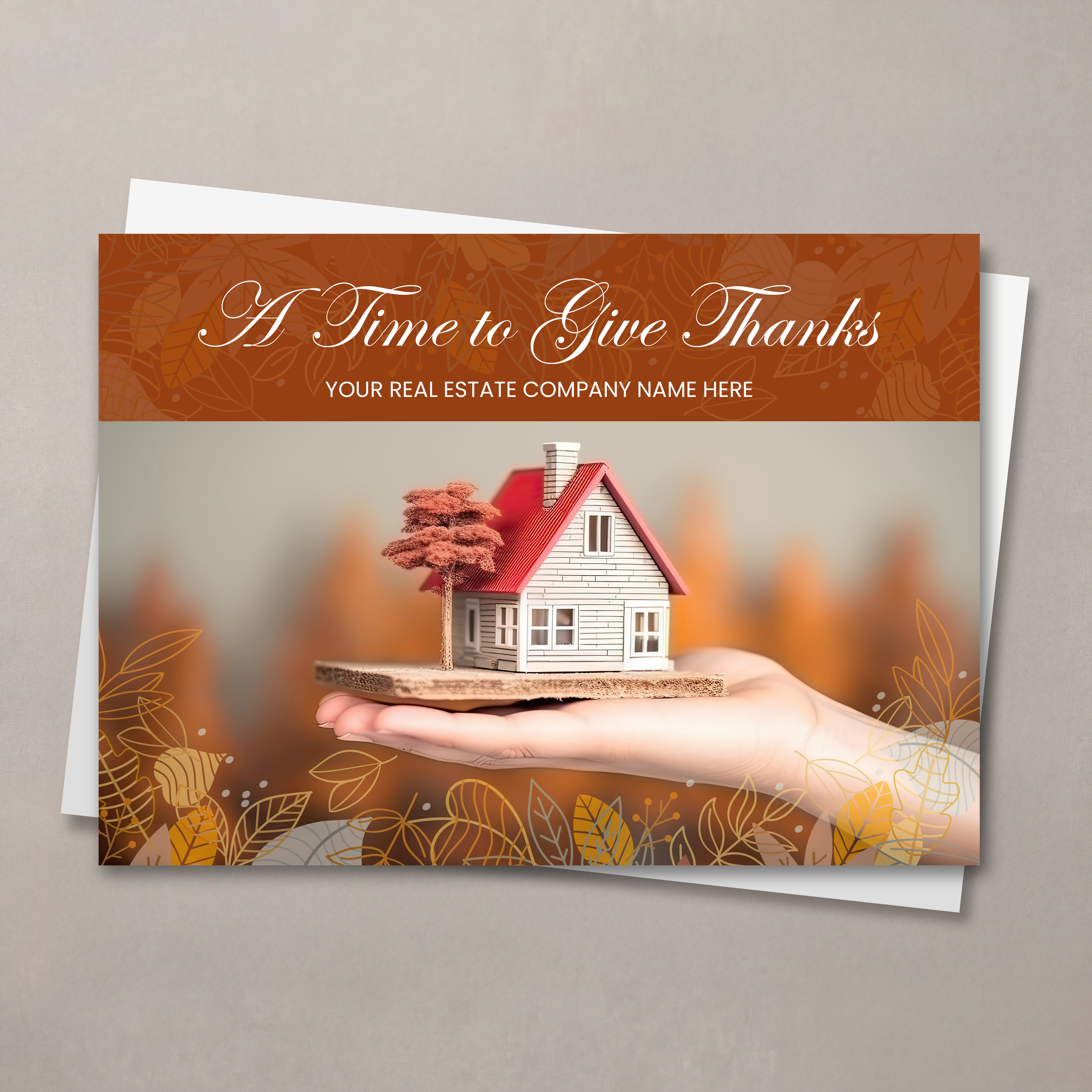 Home In Your Hand Thanksgiving Card