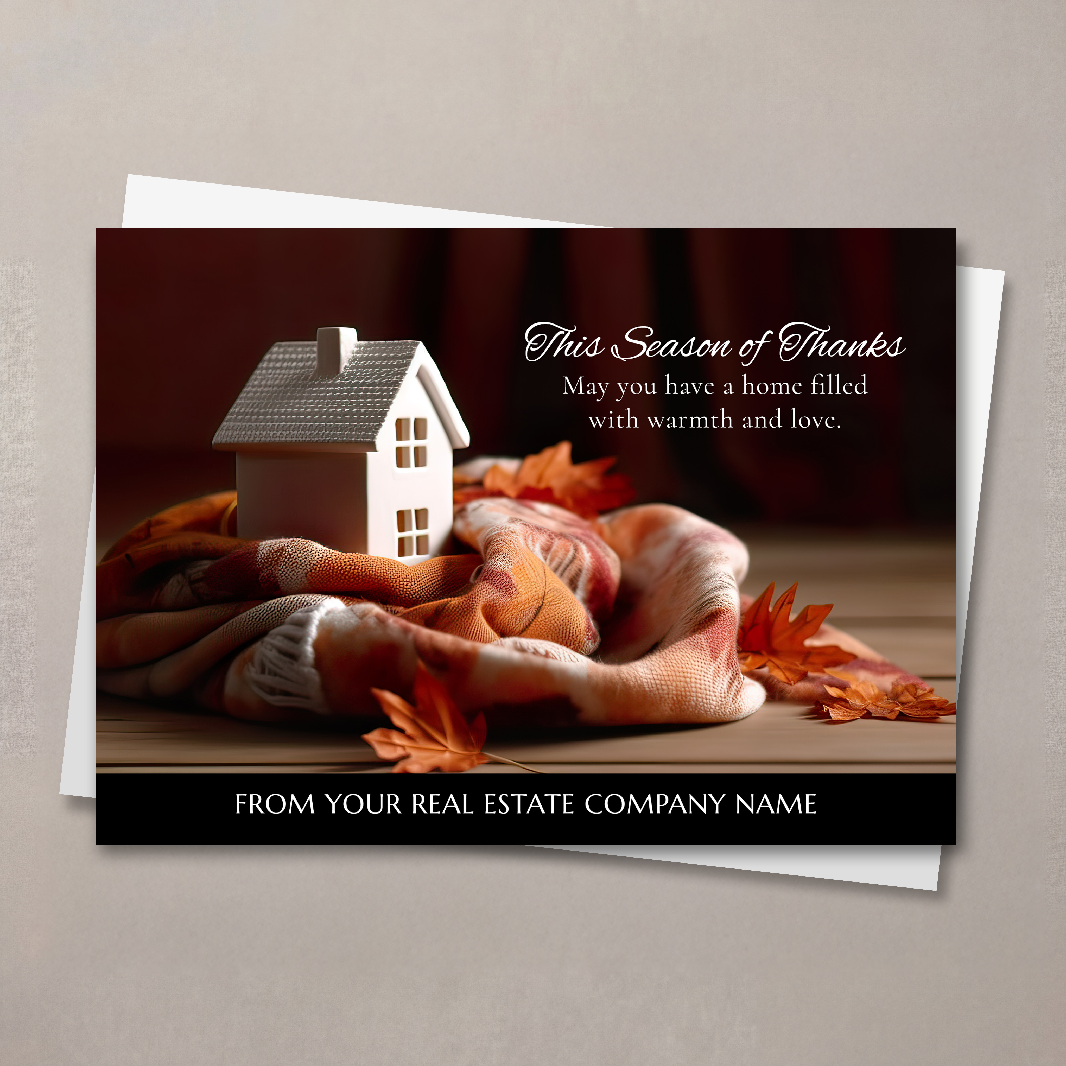 Home Wishes Thanksgiving Card