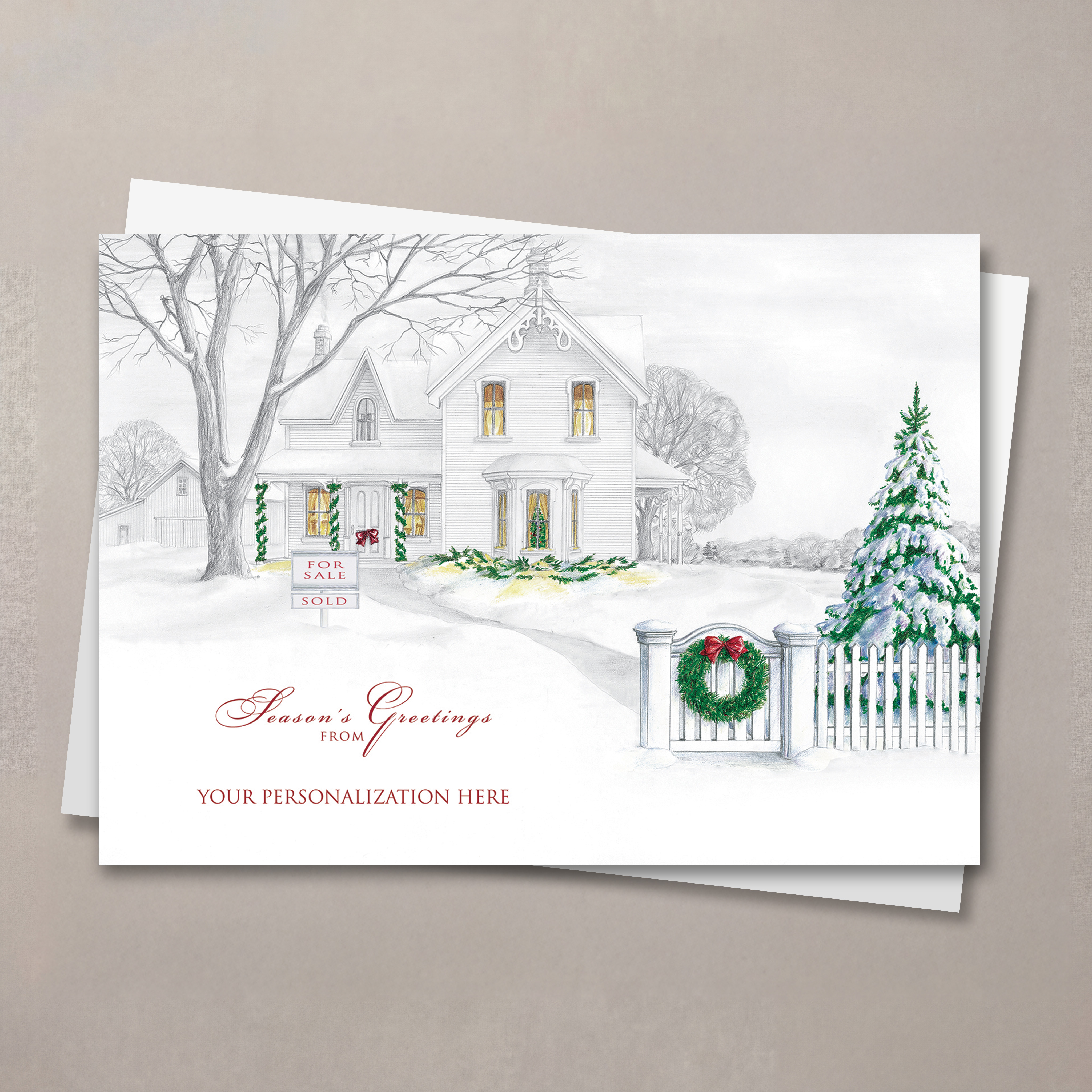 House Sold Holiday Card
