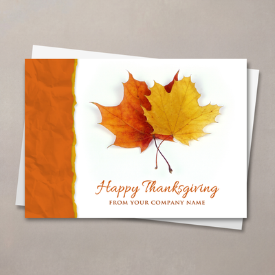 Maple Greetings Thanksgiving Card