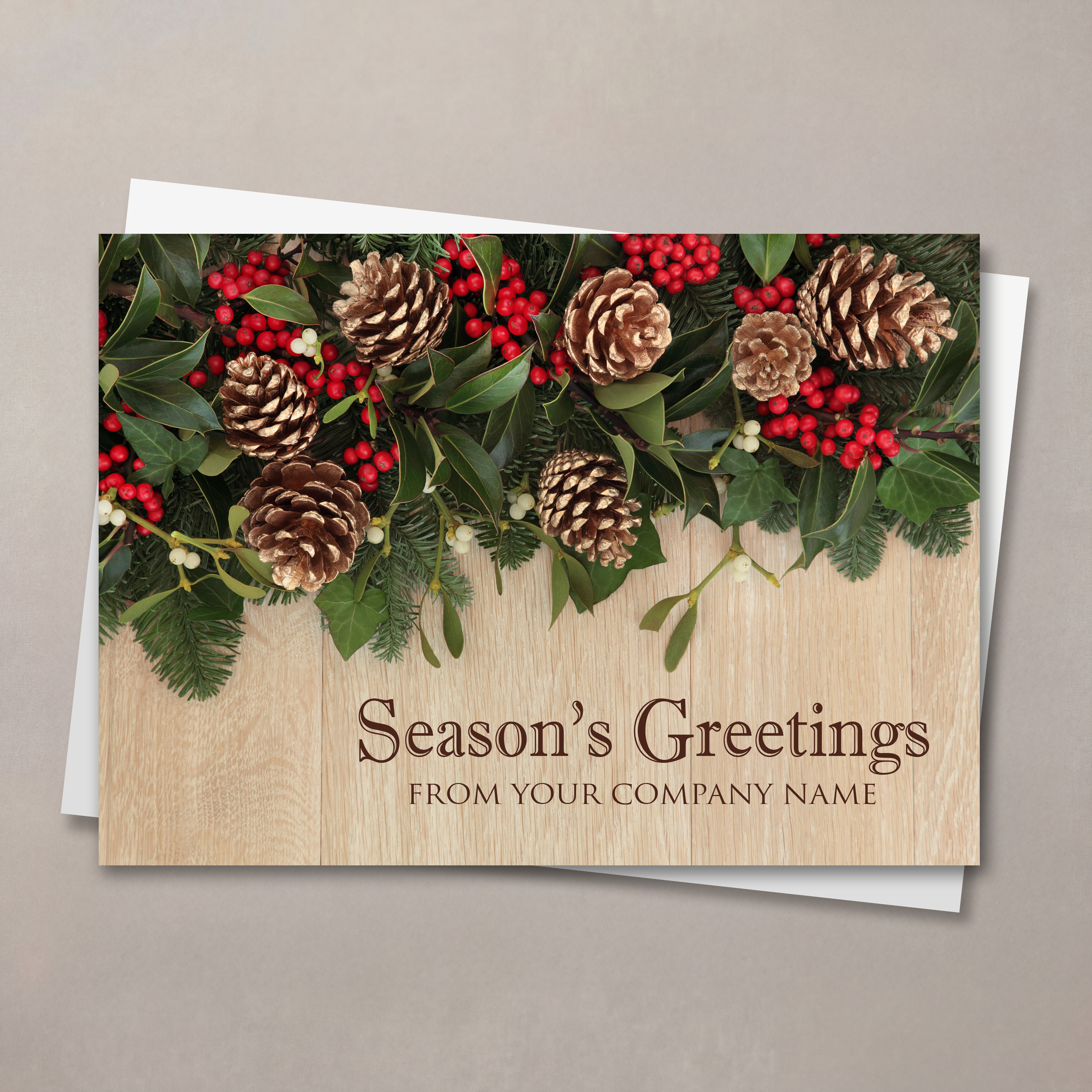 Personalized Decor Christmas Card