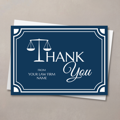 Scales Law Firm Thank You Card