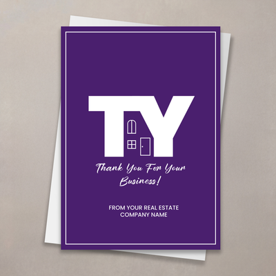 TY House Thank You Card