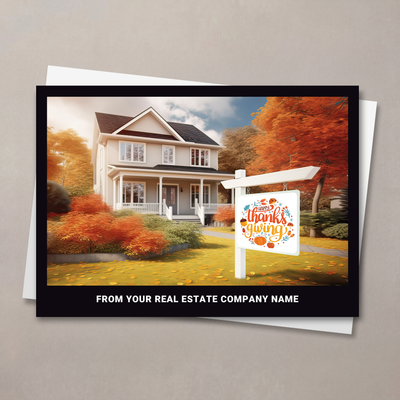 Yard Sign Thanksgiving Card
