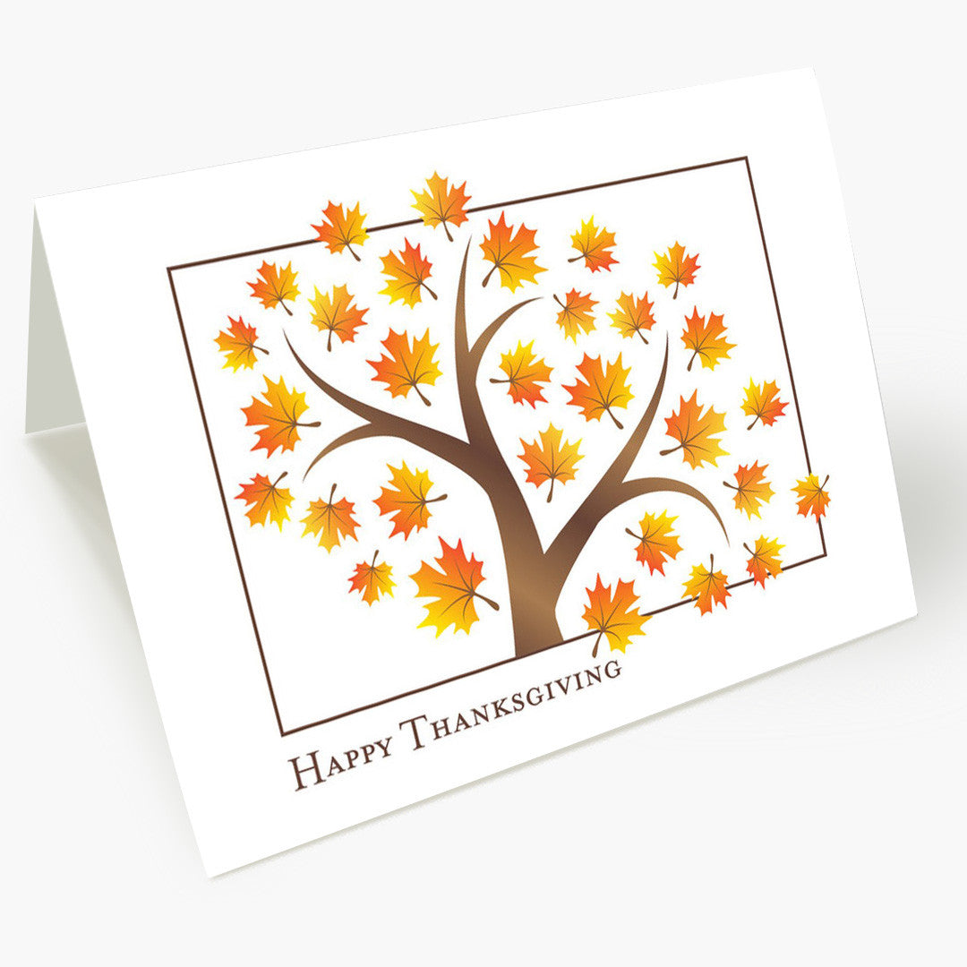 Fall's Foliage Thanksgiving Card
