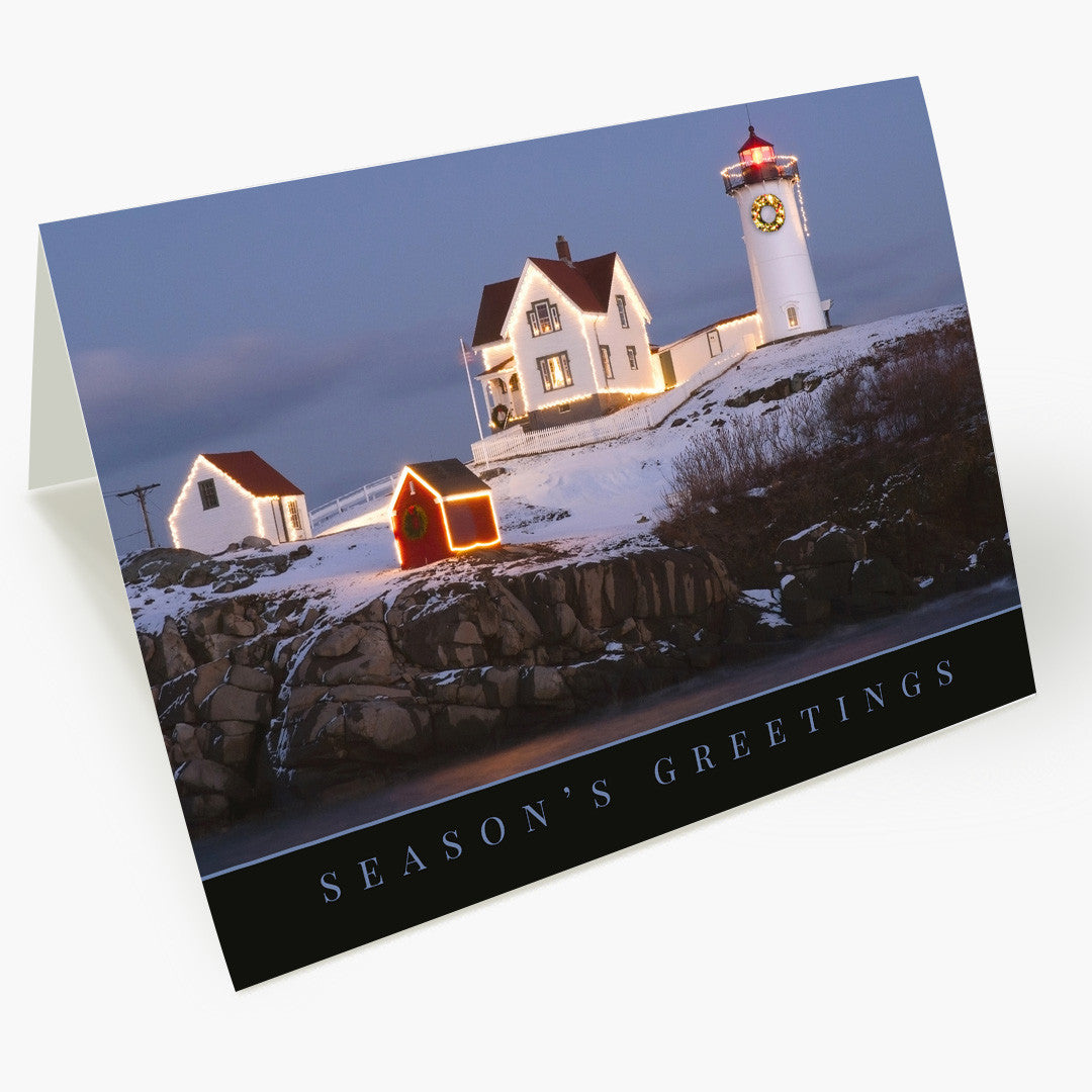 Merry Lighthouse Christmas Card