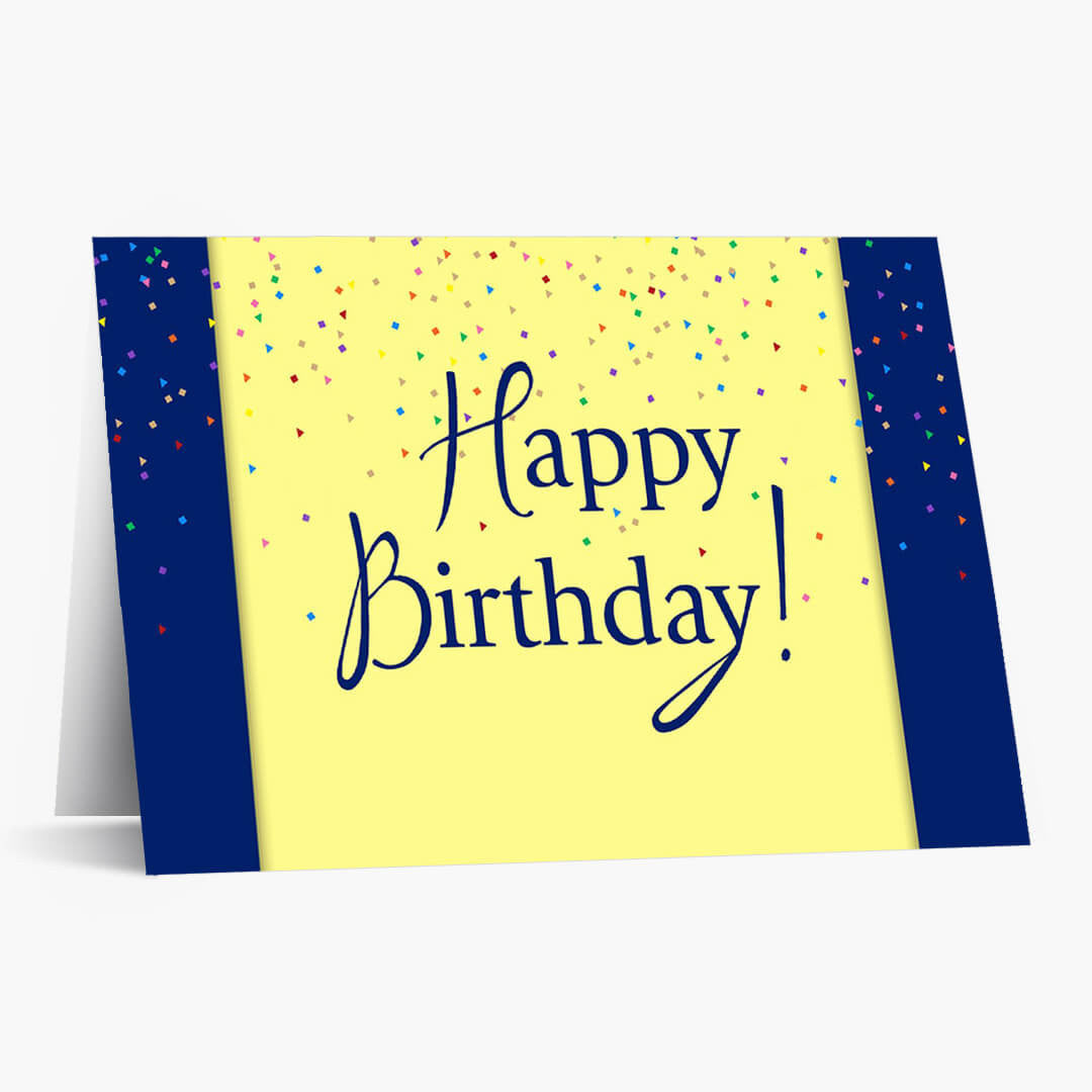 Festive Surprise Birthday Card
