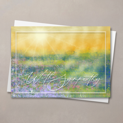 Field of Flowers With Sympathy
