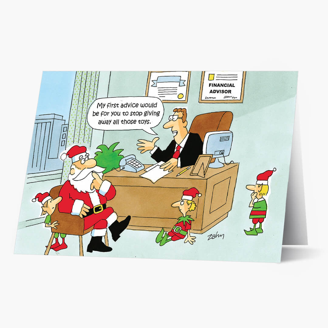 Financial Advisor Holiday Card