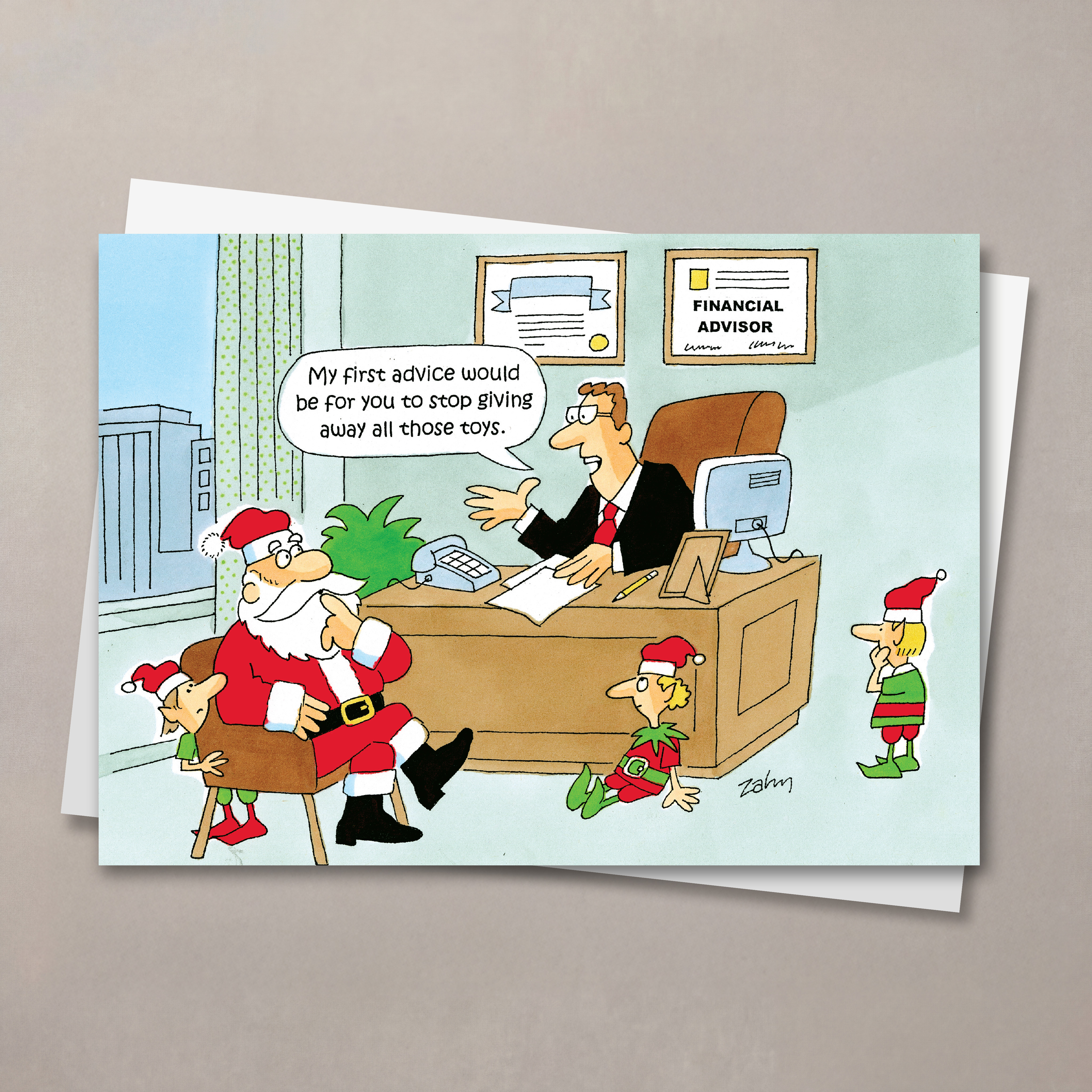 Financial Advisor Holiday Card