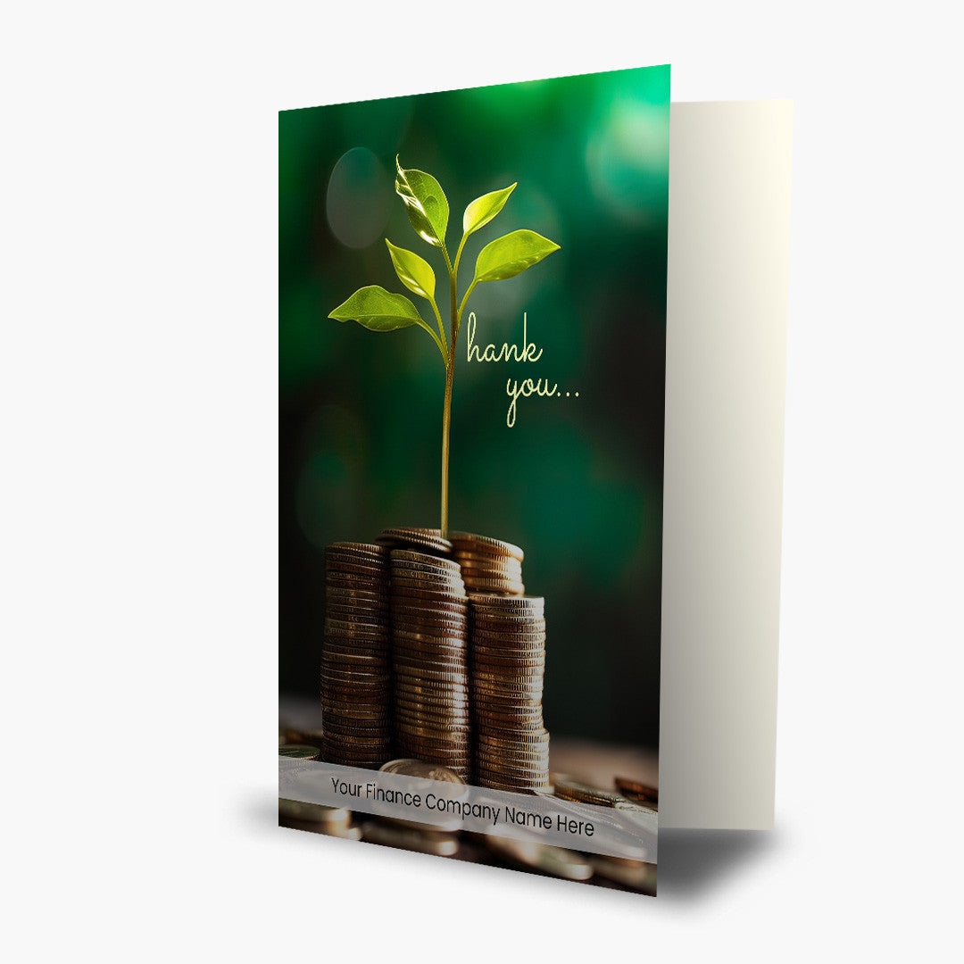 Financial Growth Thank You Card