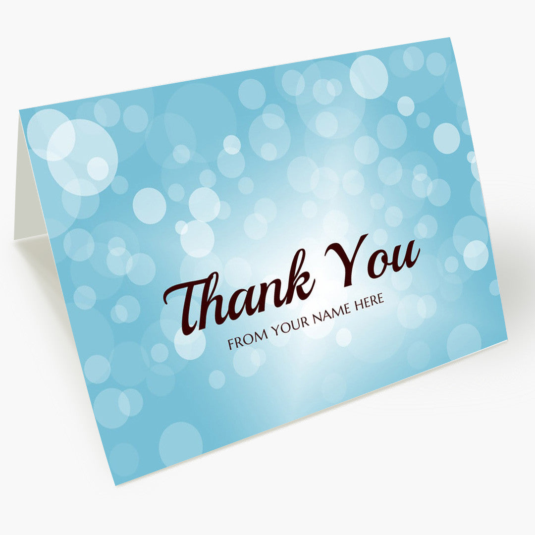 Floating Thanks Card