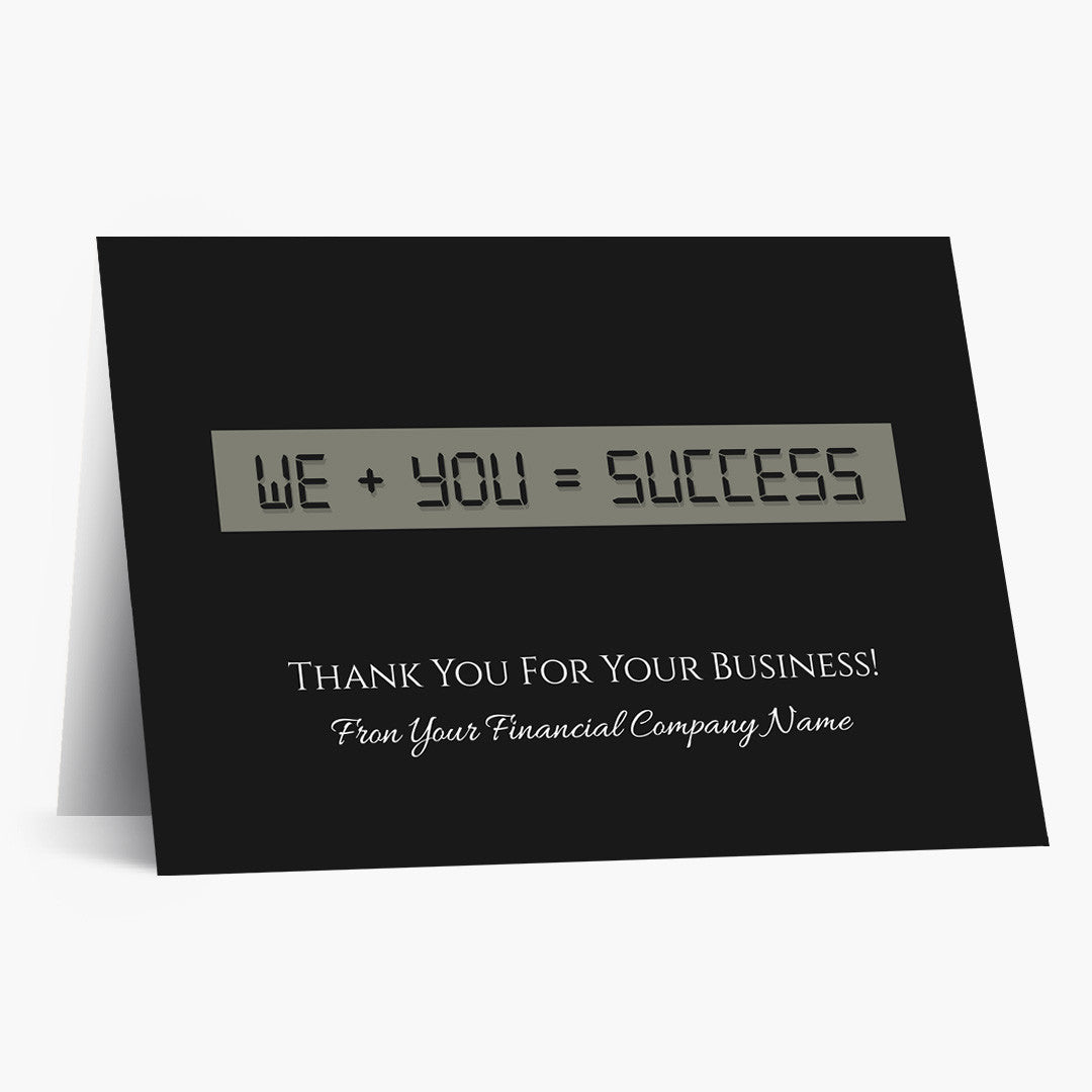 Formula for Success Thank You Card