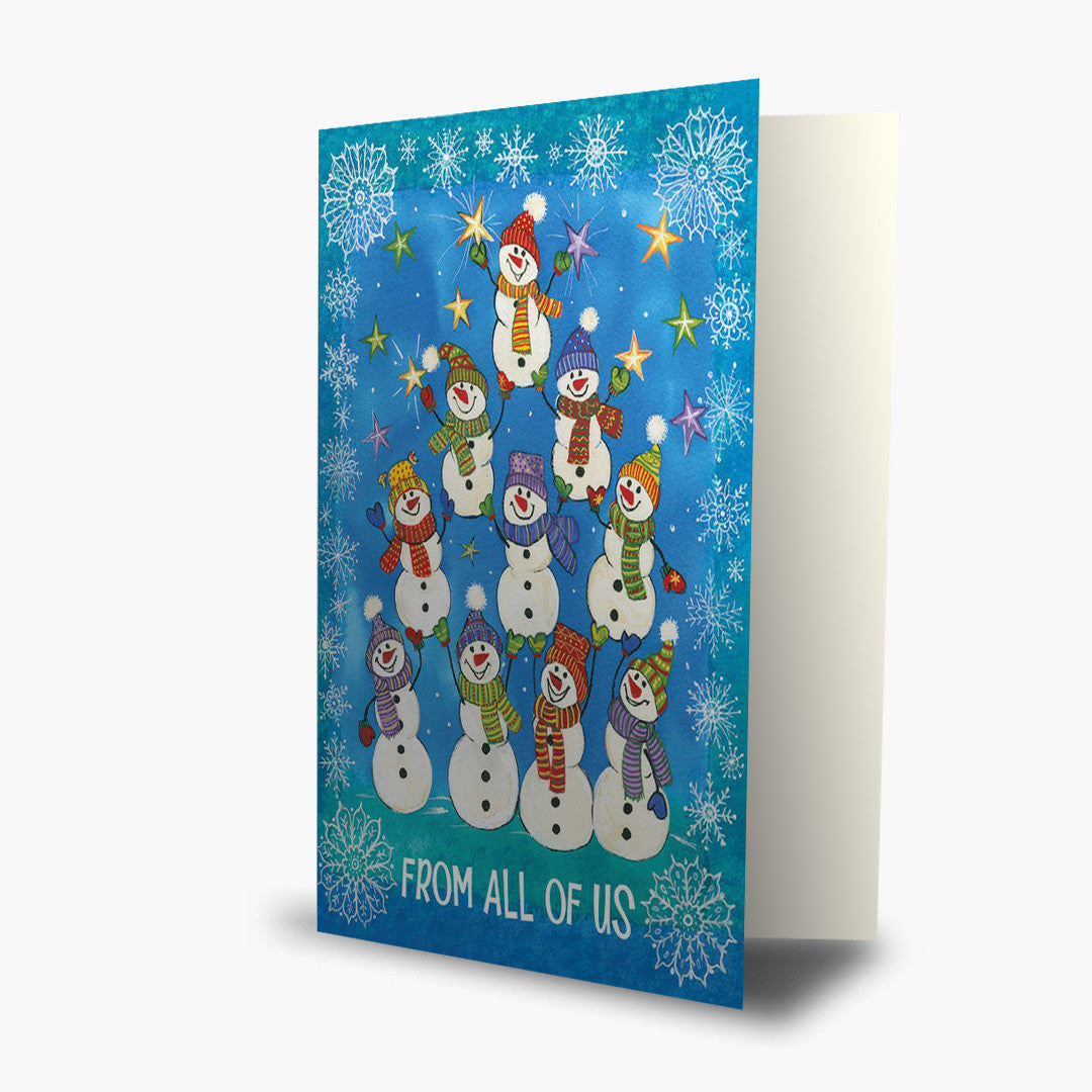 From All Of Us Snowmen Christmas Card