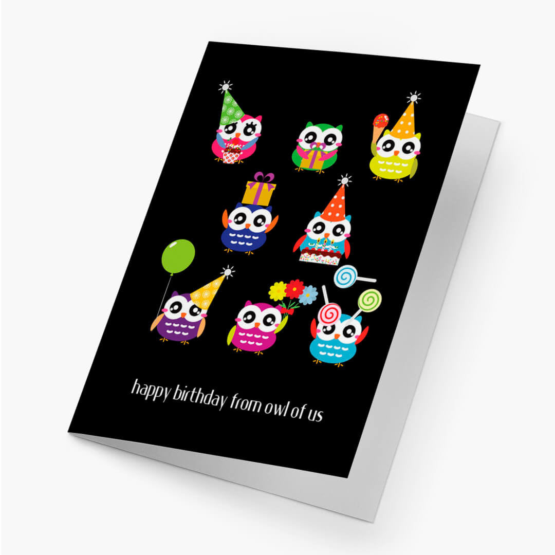 From Owl Of Us Birthday Card