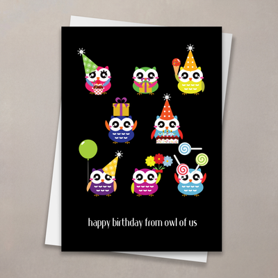 From Owl Of Us Birthday Card
