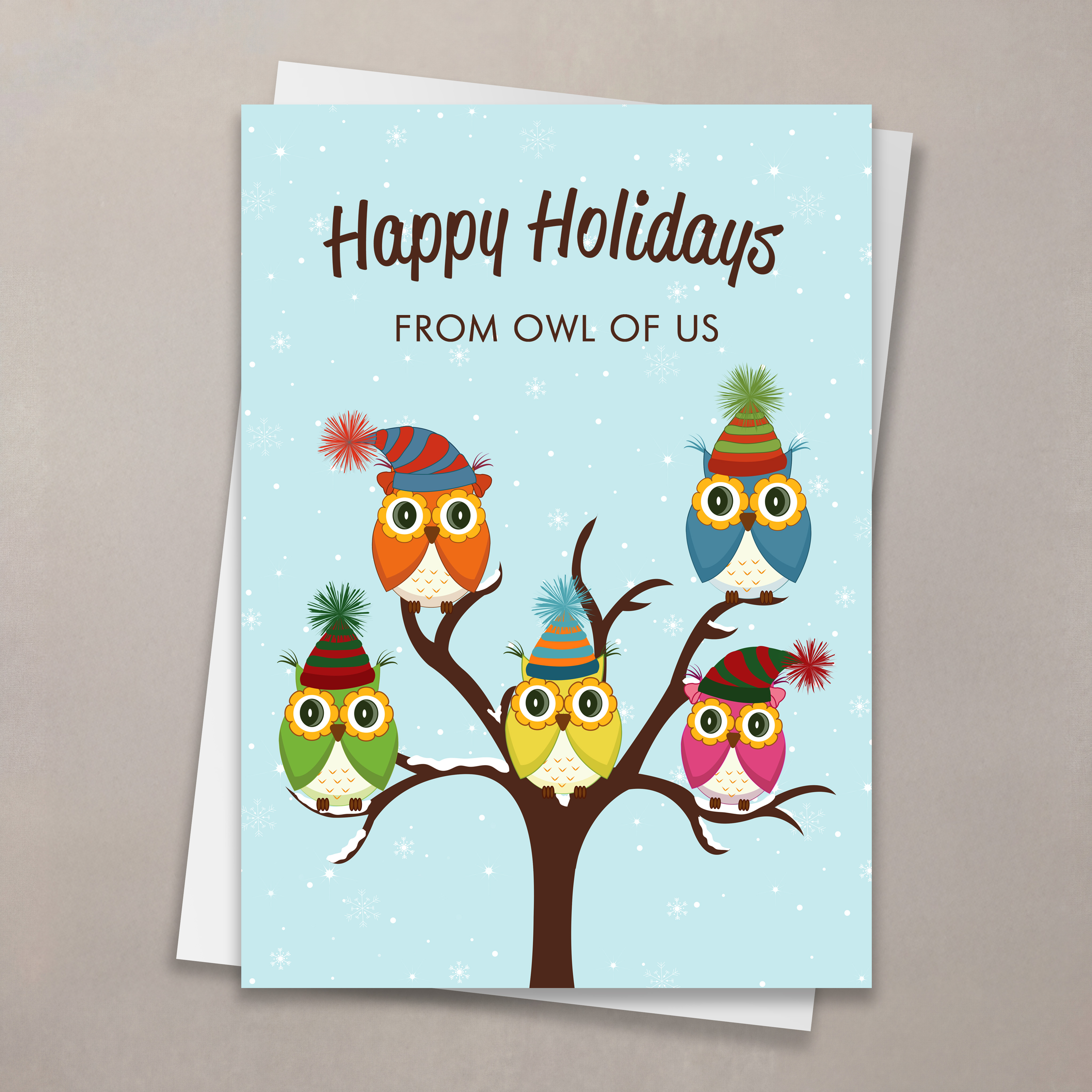 From Owl Of Us Holiday Card