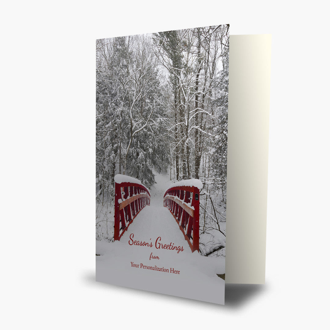Front Imprint Serenity Christmas Card