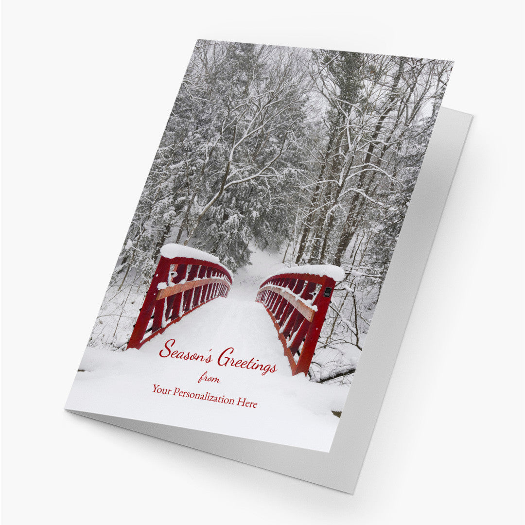 Front Imprint Serenity Christmas Card