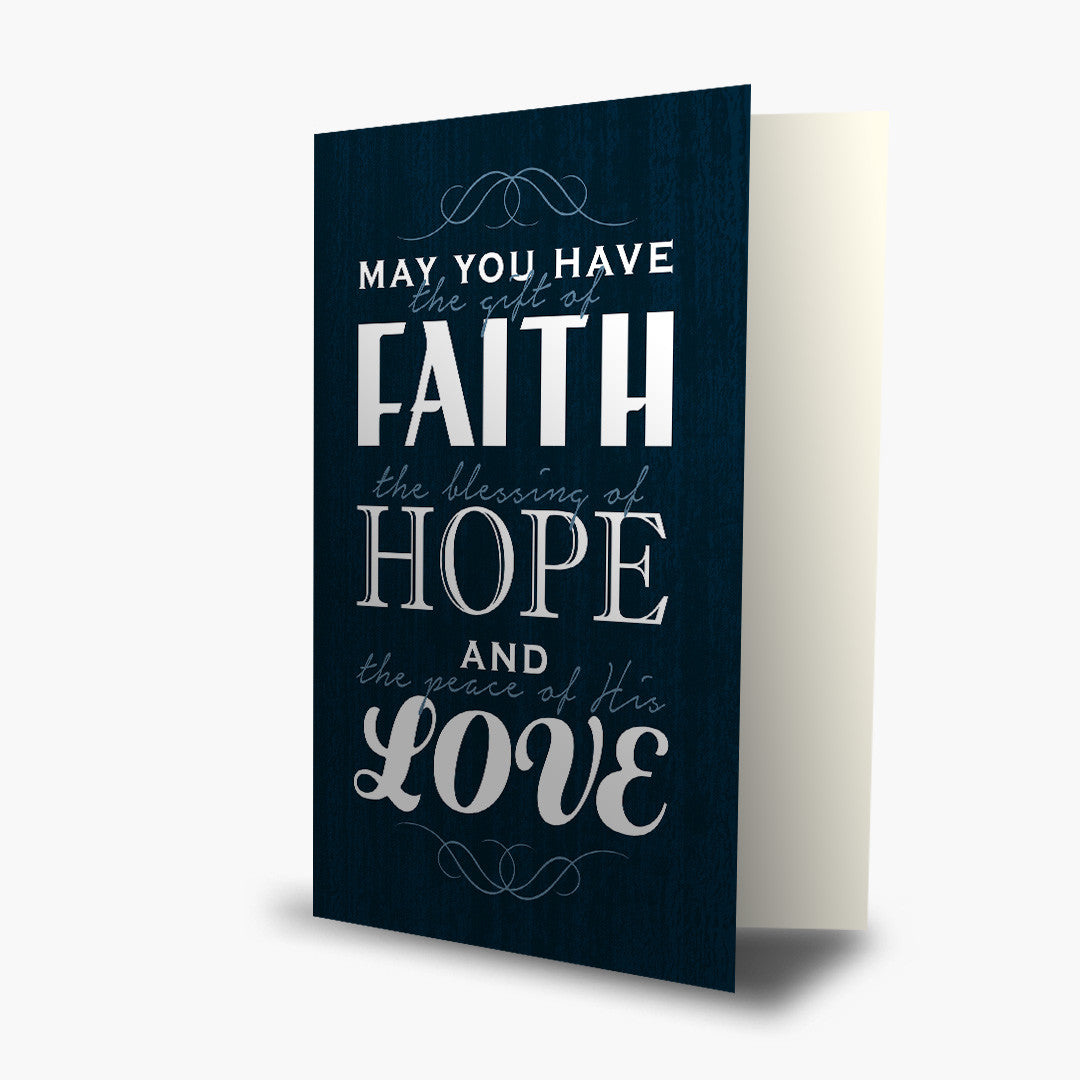 Gift Of Faith Christmas Card