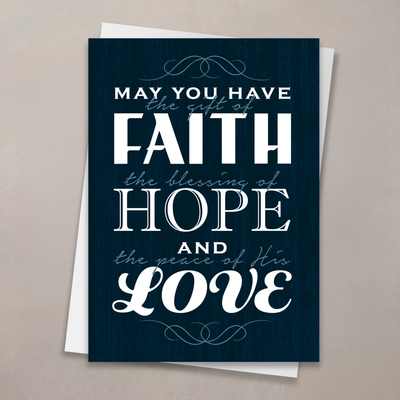 Gift Of Faith Christmas Card
