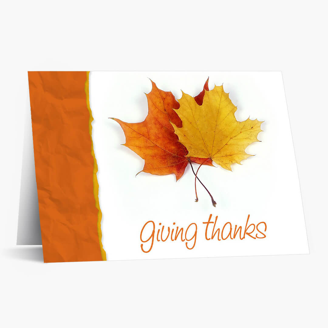 Give Thanks Thanksgiving Card