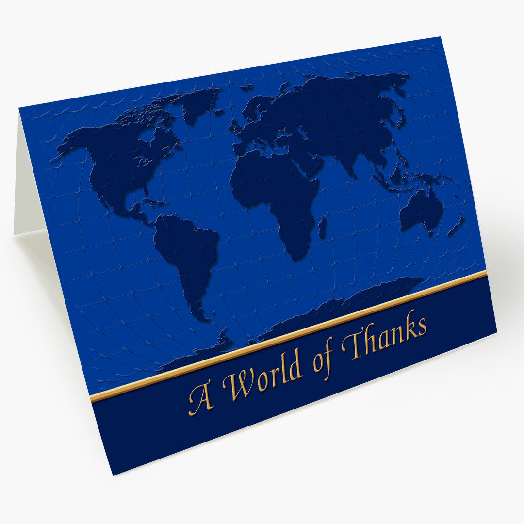Global Thanks Thank You Card