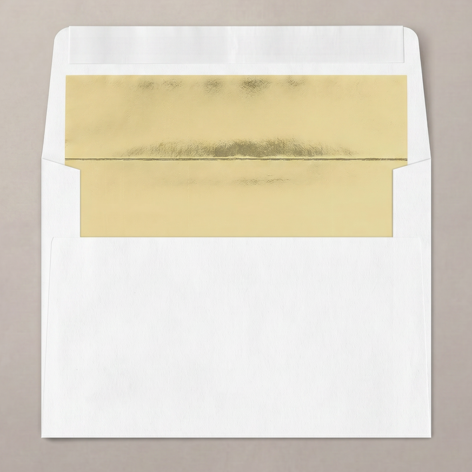White Fastick Envelopes - Gold Lined - Upgrade
