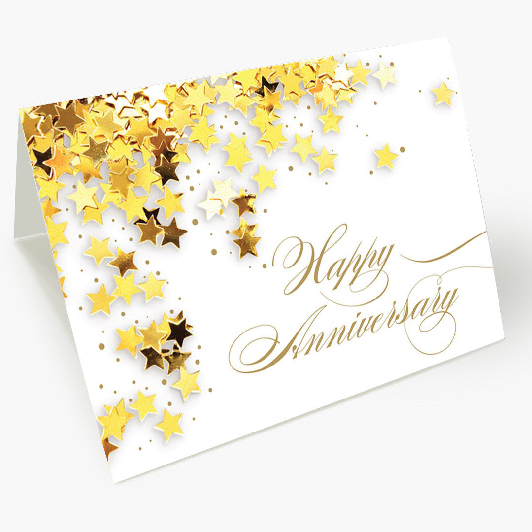 Gold Star Anniversary Card