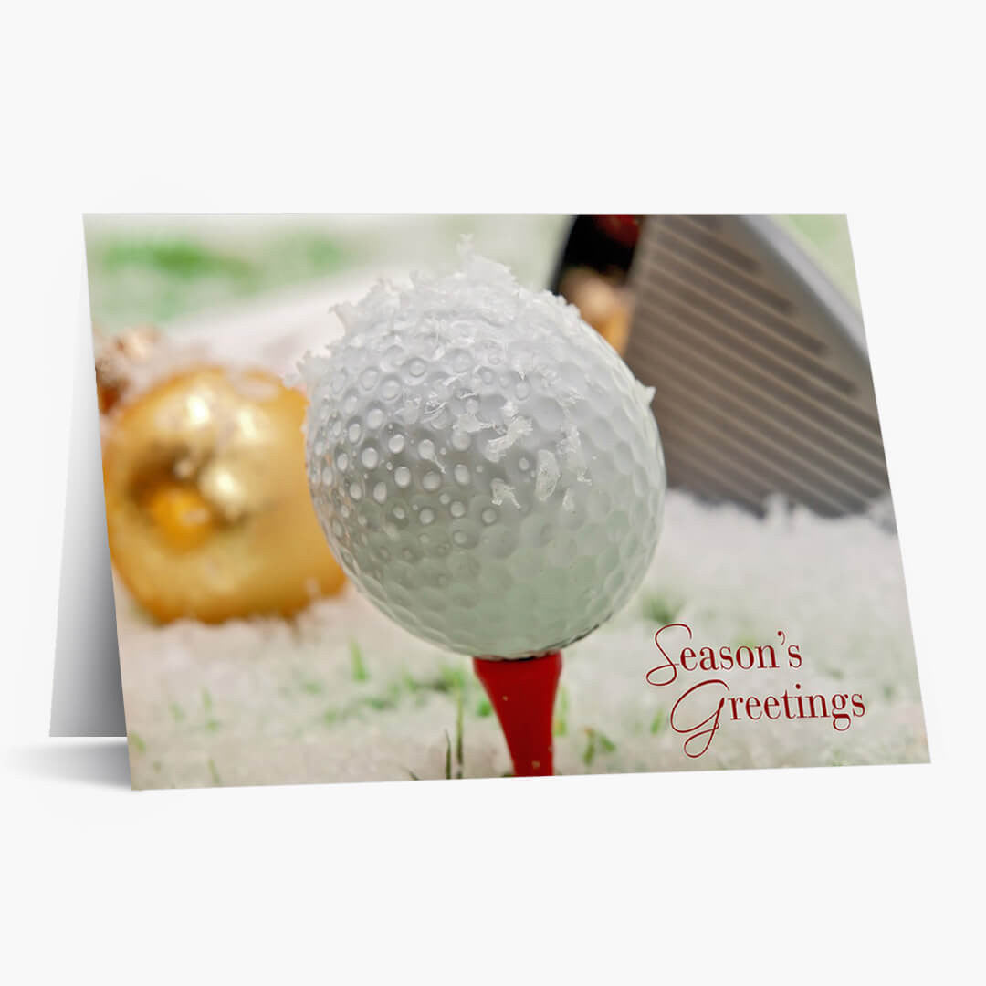 Golf Year Round Christmas Card