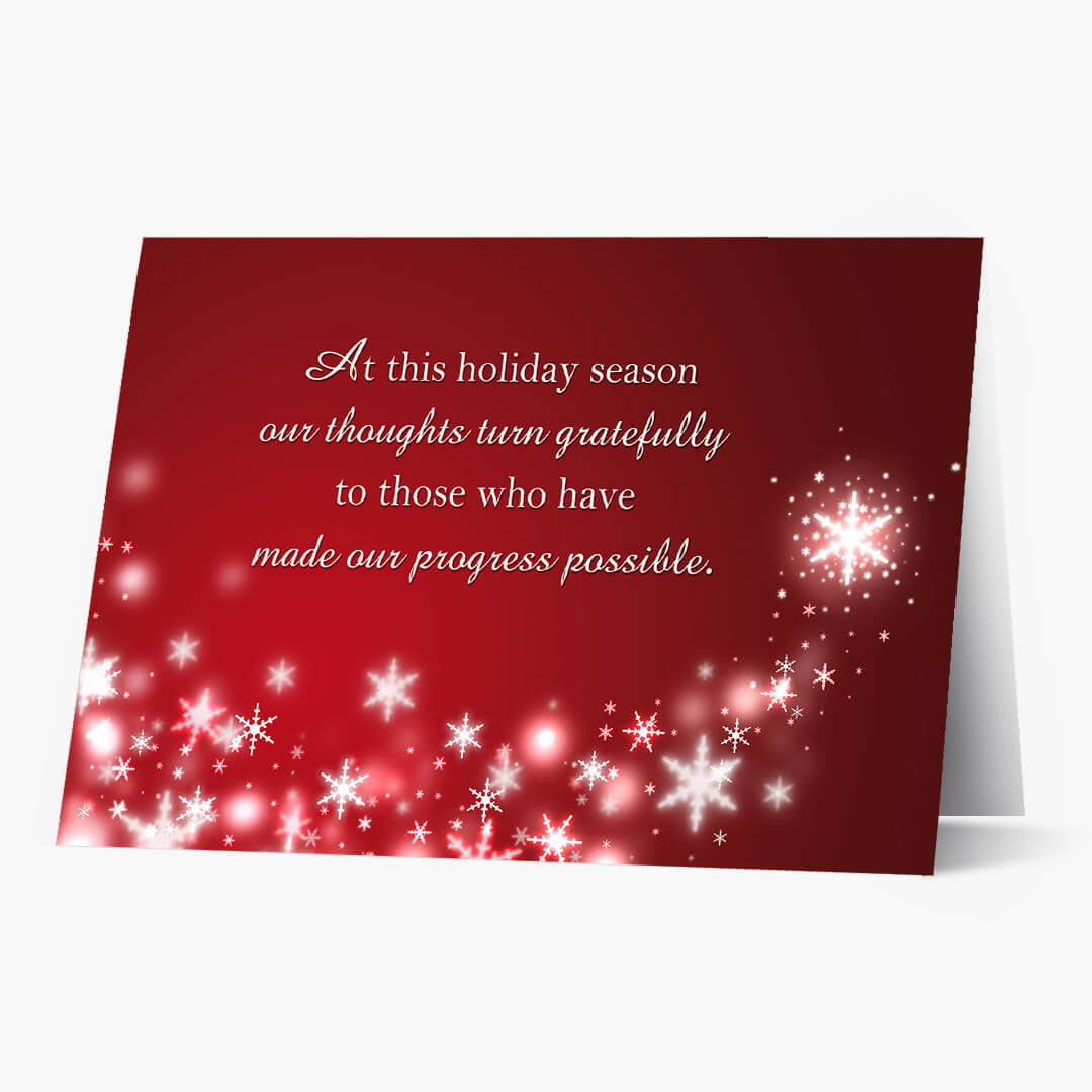 Grateful Business Holiday Card