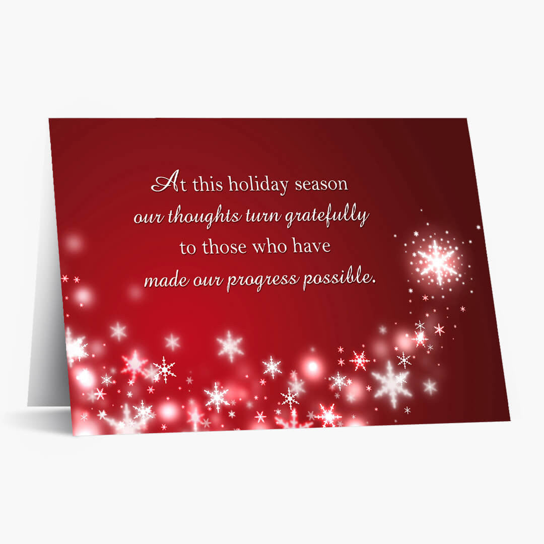 Grateful Business Holiday Card