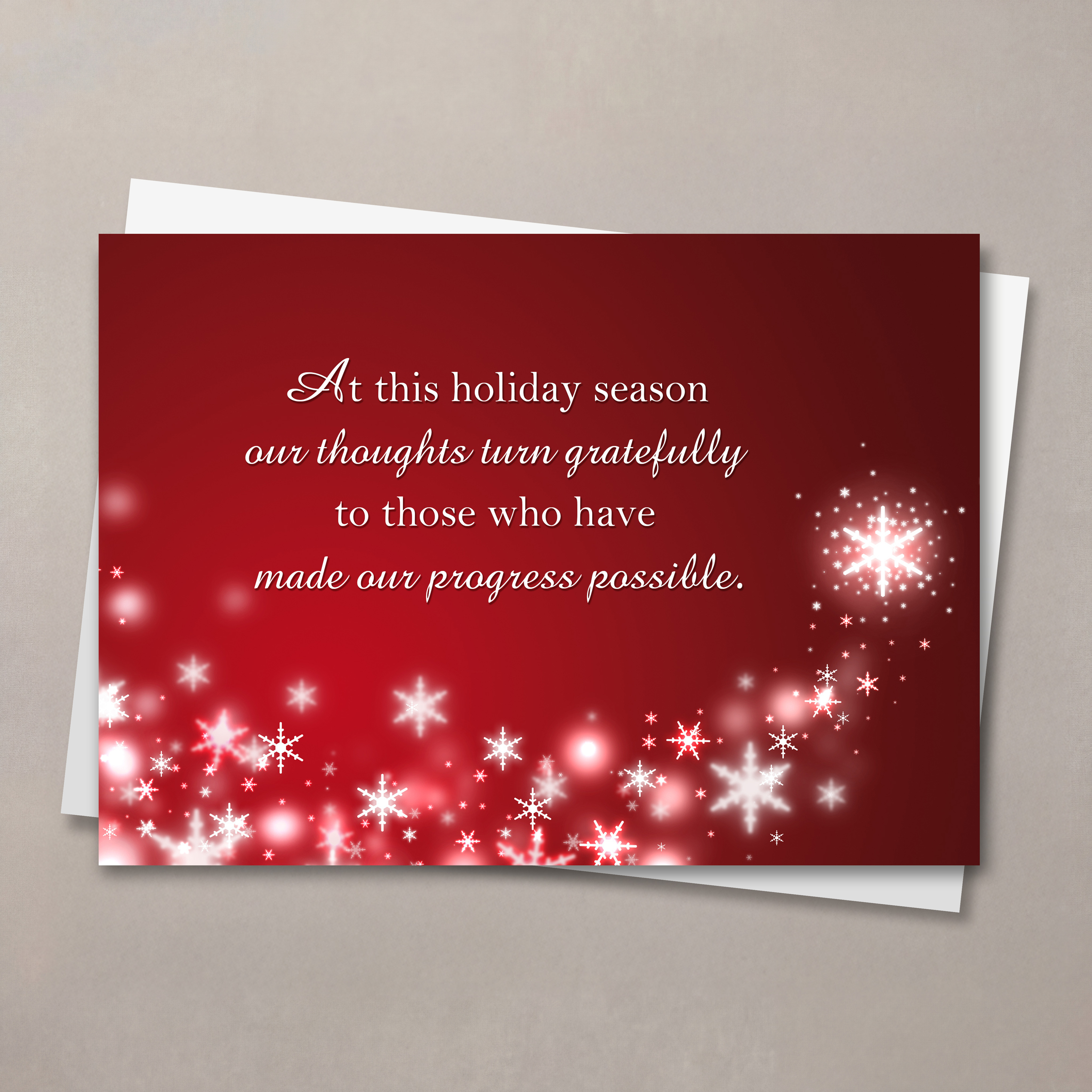 Grateful Business Holiday Card