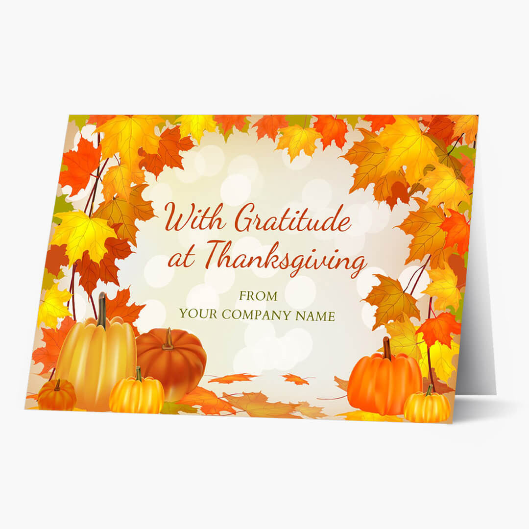 Gratitude At Thanksgiving Card