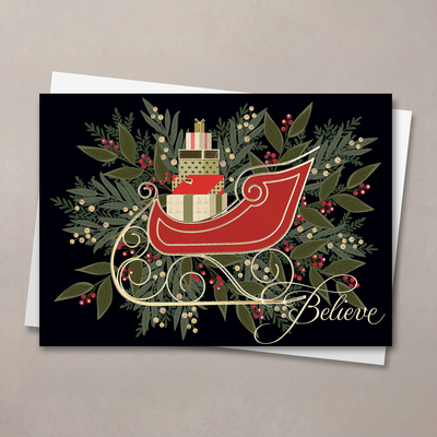Greenery Sleigh