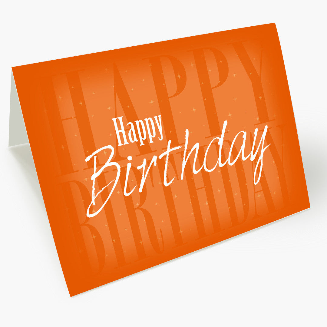 Happy Birthday Shadow Card