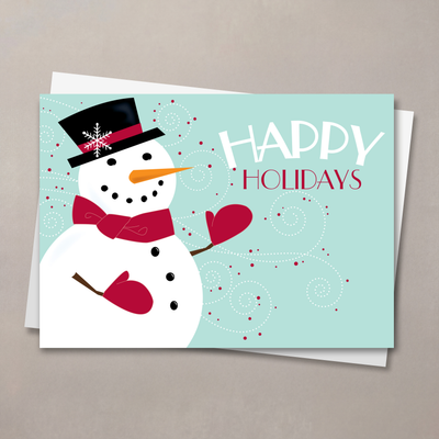 Happy Holidays Snowman