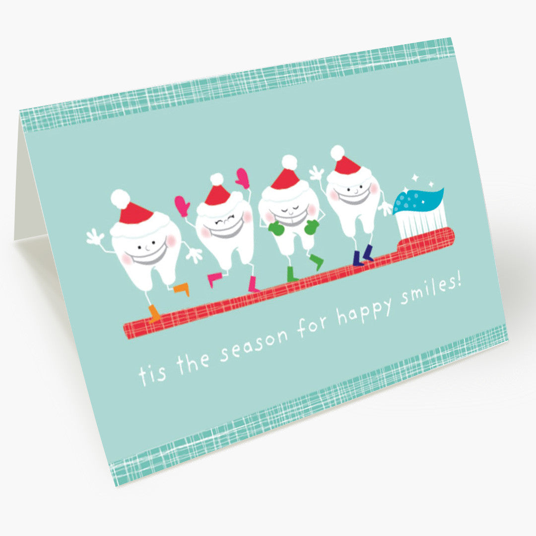Happy Teeth Christmas Card