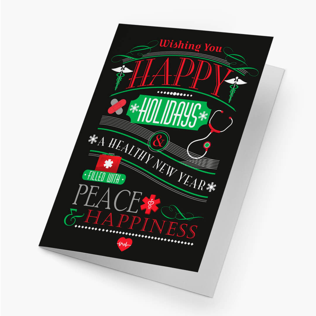 Healthy New Year Card