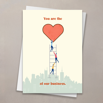 Heart of the Business Valentine's Card