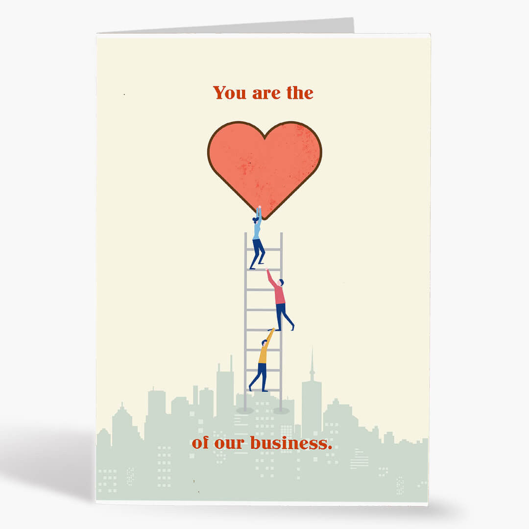 Heart of the Business Valentine's Card
