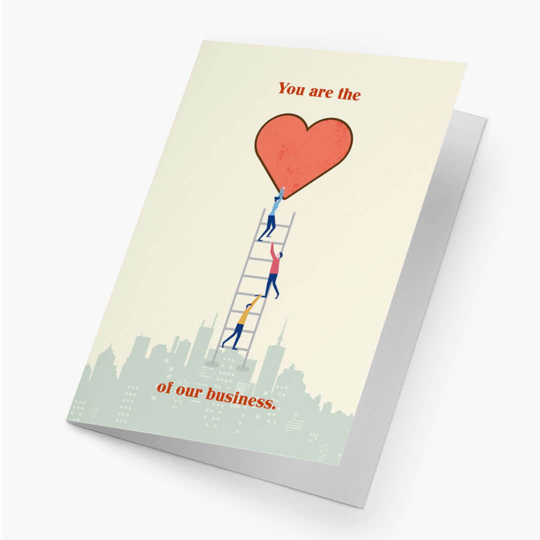 Heart of the Business Valentine's Card