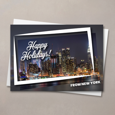 Holiday City Postcards - New York Christmas Card
