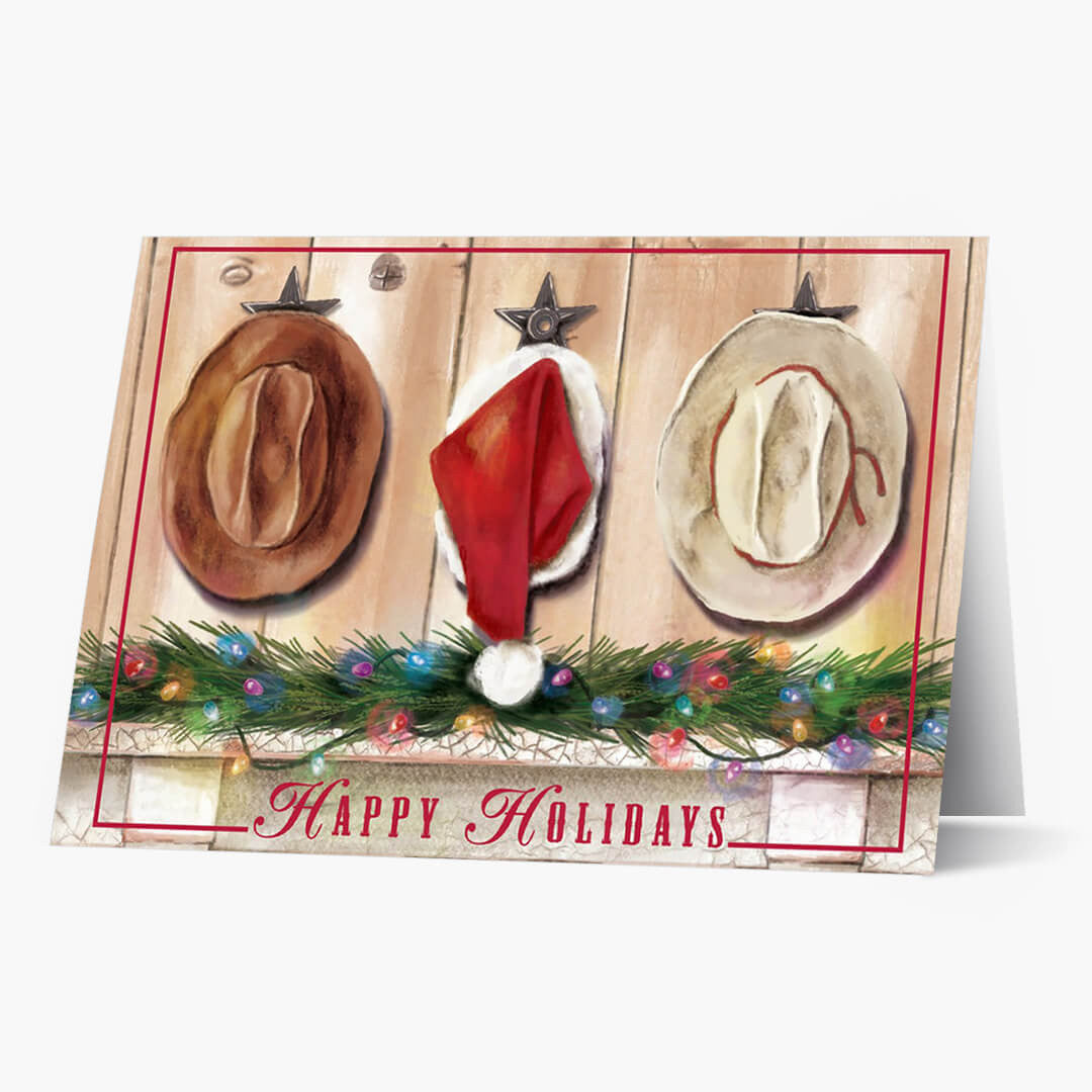Holiday Hats Christmas Card