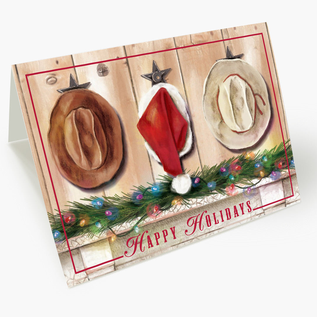 Holiday Hats Christmas Card
