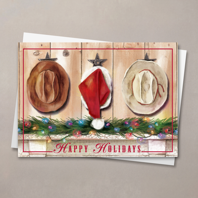 Holiday Hats Christmas Card